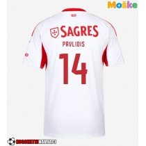 Moške Nogometnih dresov Benfica Vangelis Pavlidis #14 Tretji 2025-26 Kratki rokavi